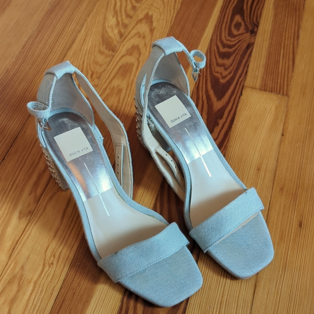 S7 Dolce Vita denim Women's heels
